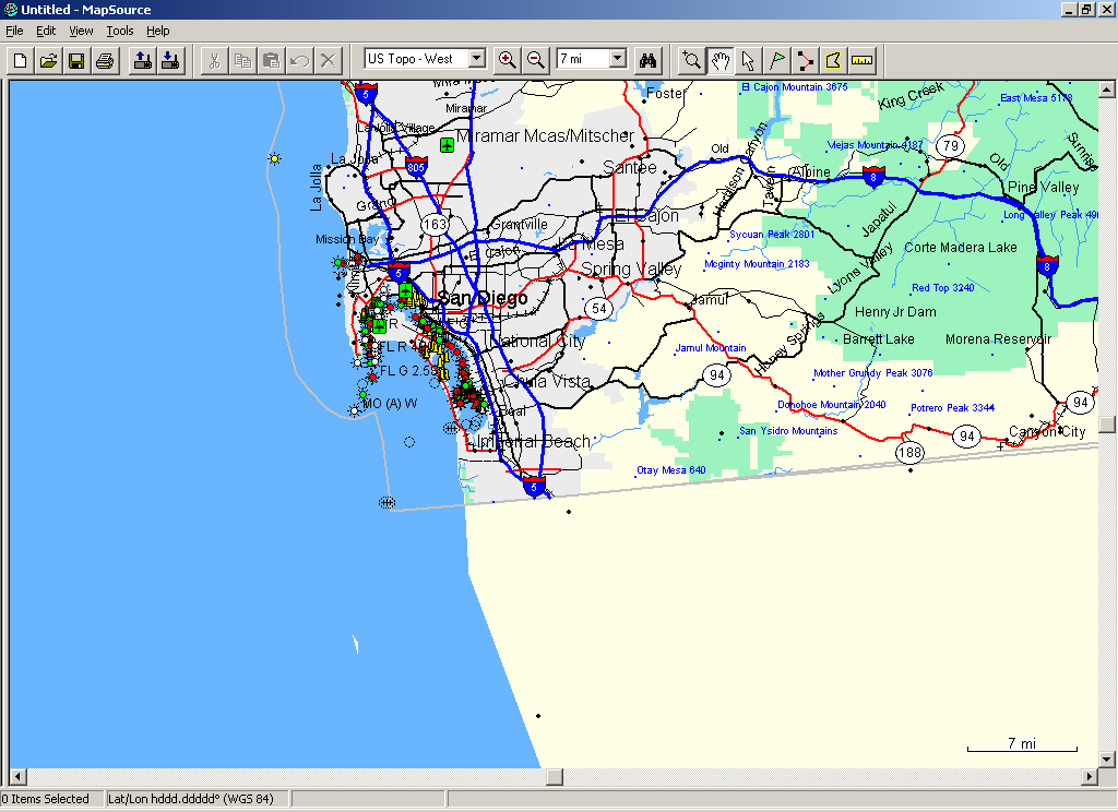 map showing more and less detail