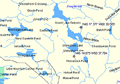 map of points