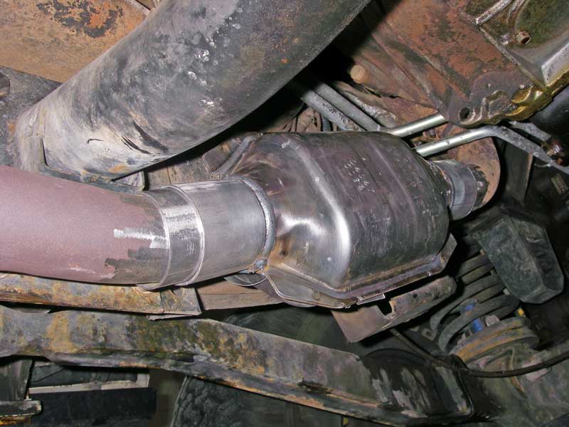 Replacing The Catalytic Converters And Muffler